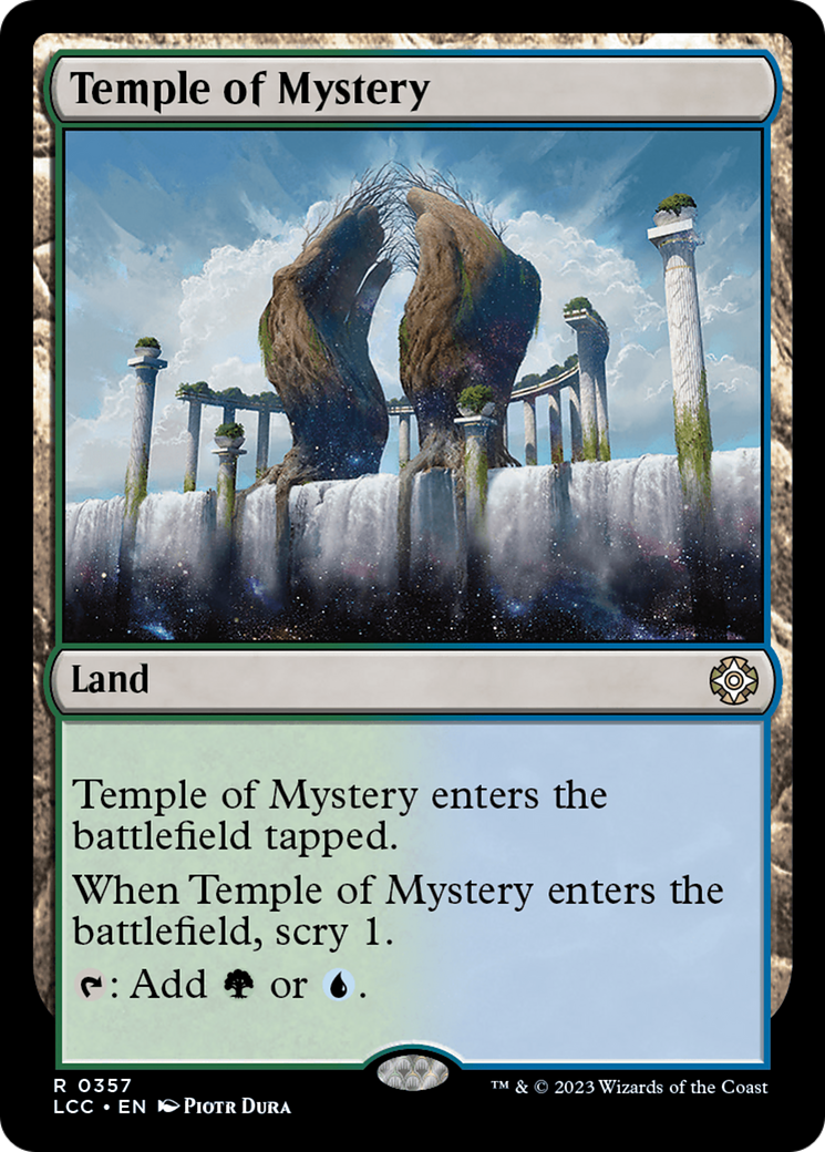 Temple of Mystery [The Lost Caverns of Ixalan Commander] | D20 Games