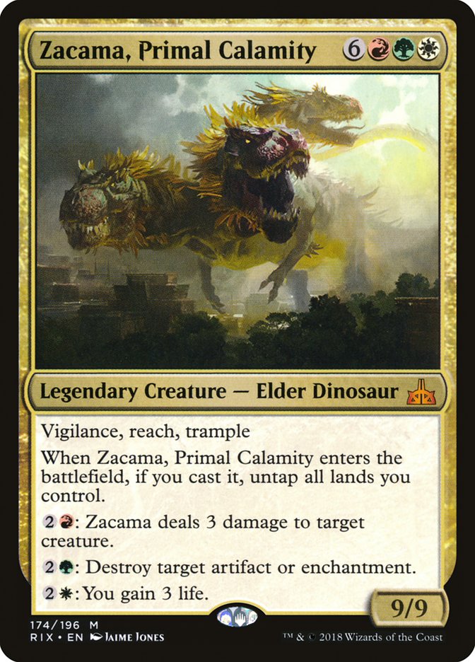 Zacama, Primal Calamity [Rivals of Ixalan] | D20 Games