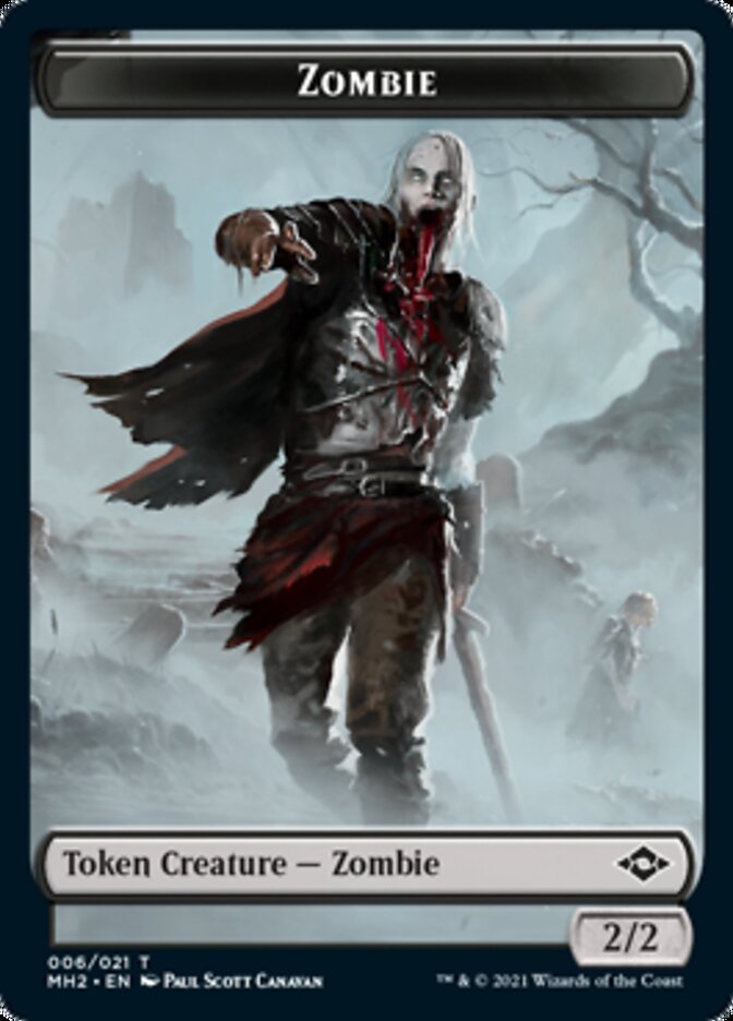 Zombie Token [Modern Horizons 2 Tokens] | D20 Games