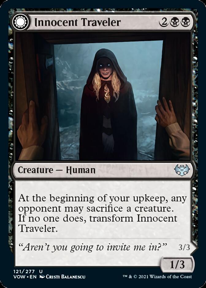 Innocent Traveler // Malicious Invader [Innistrad: Crimson Vow] | D20 Games