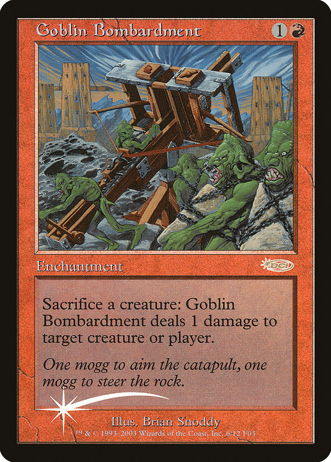 Goblin Bombardment [Friday Night Magic 2003] | D20 Games