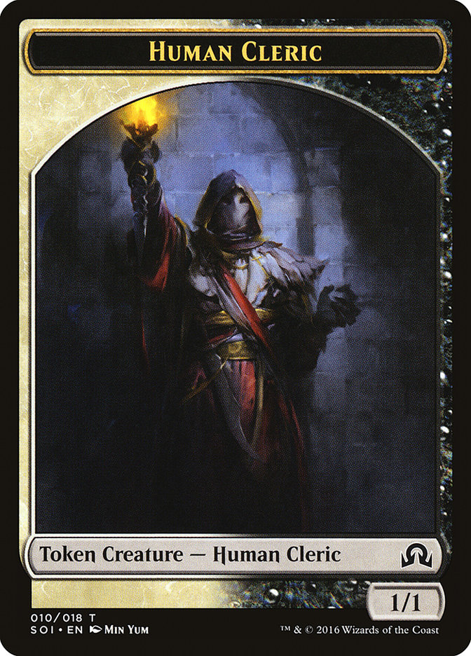 Human Cleric [Shadows over Innistrad Tokens] | D20 Games