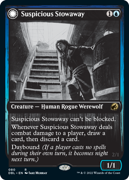 Suspicious Stowaway // Seafaring Werewolf [Innistrad: Double Feature] | D20 Games
