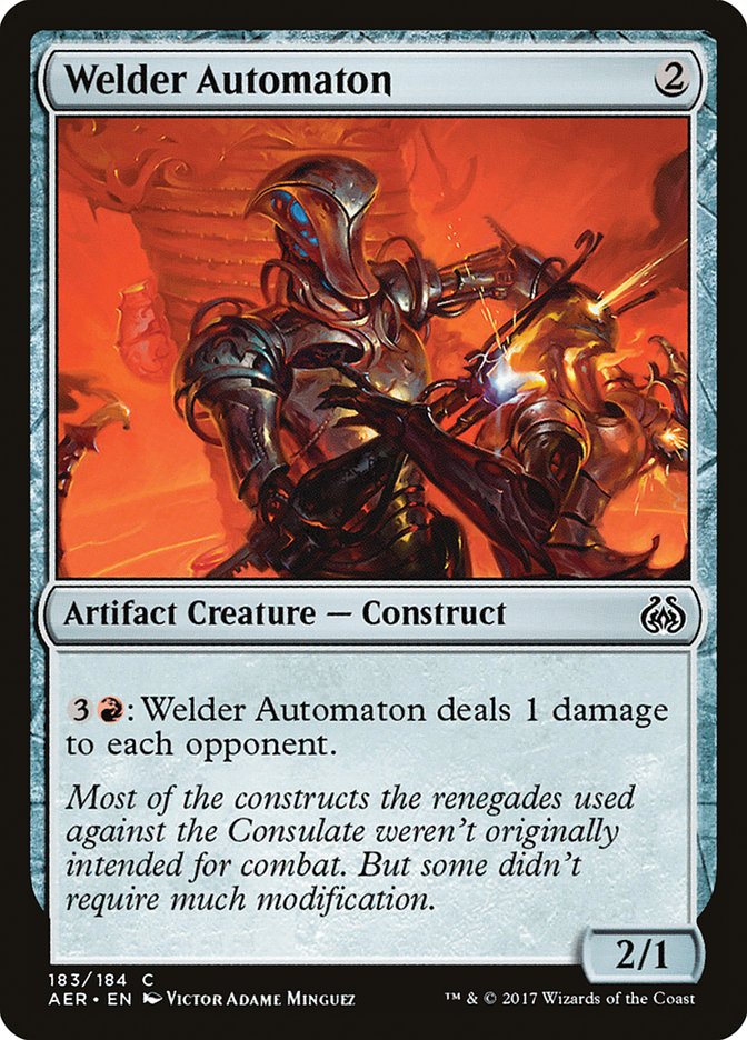 Welder Automaton [Aether Revolt] | D20 Games