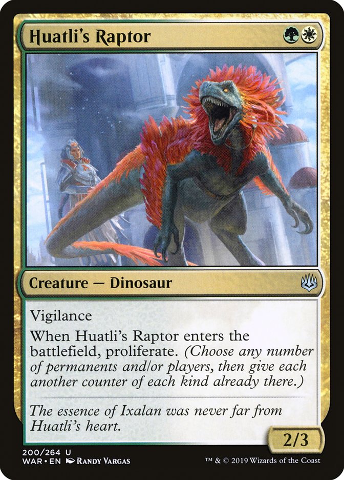 Huatli's Raptor [War of the Spark] | D20 Games