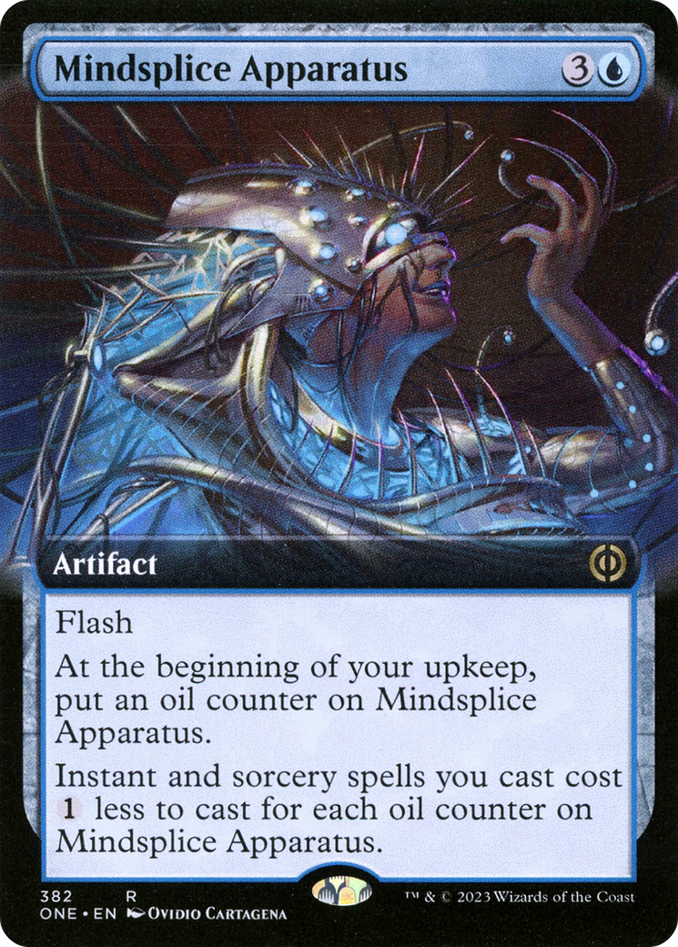 Mindsplice Apparatus (Extended Art) [Phyrexia: All Will Be One] | D20 Games