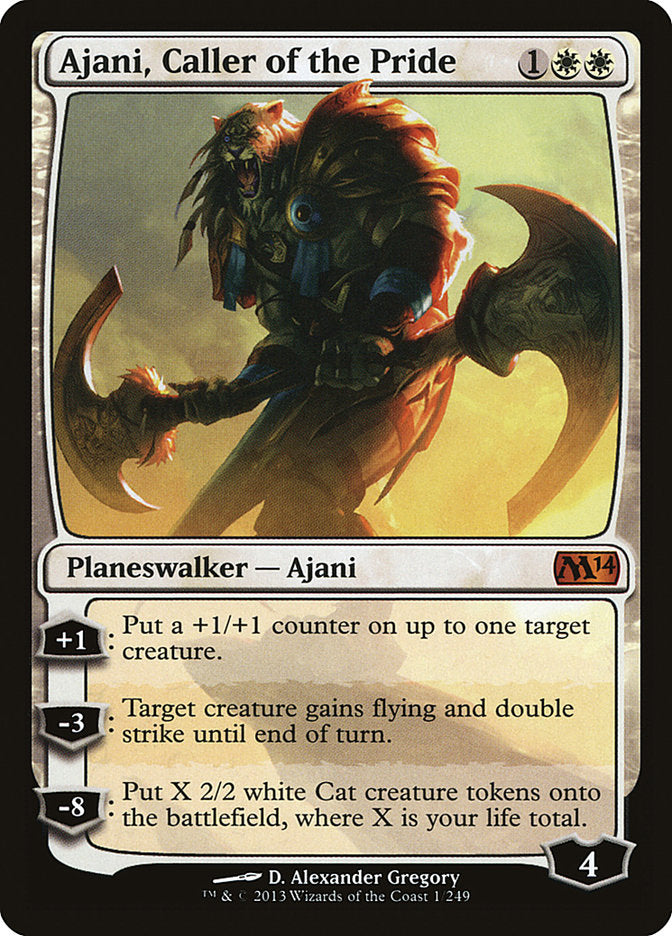 Ajani, Caller of the Pride [Magic 2014] | D20 Games