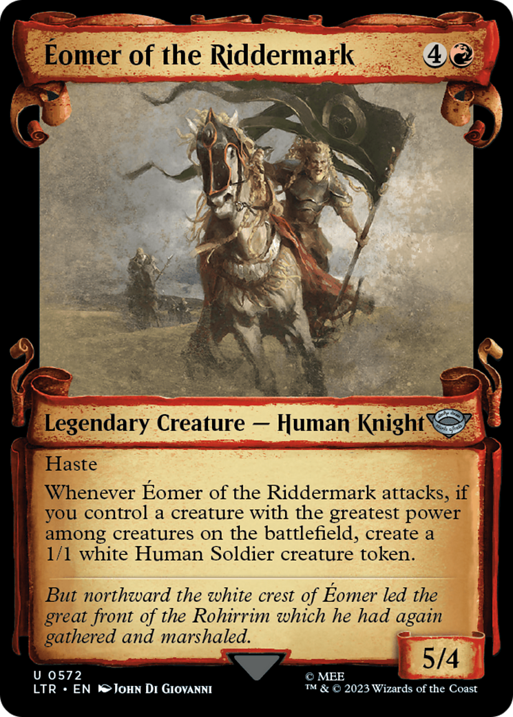 Eomer of the Riddermark [The Lord of the Rings: Tales of Middle-Earth Showcase Scrolls] | D20 Games