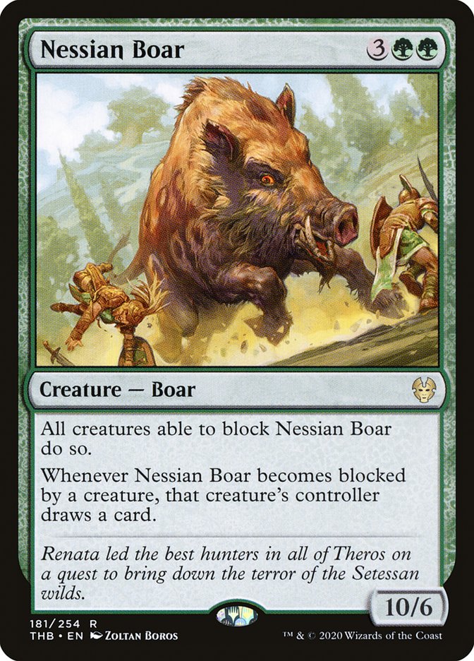 Nessian Boar [Theros Beyond Death] | D20 Games