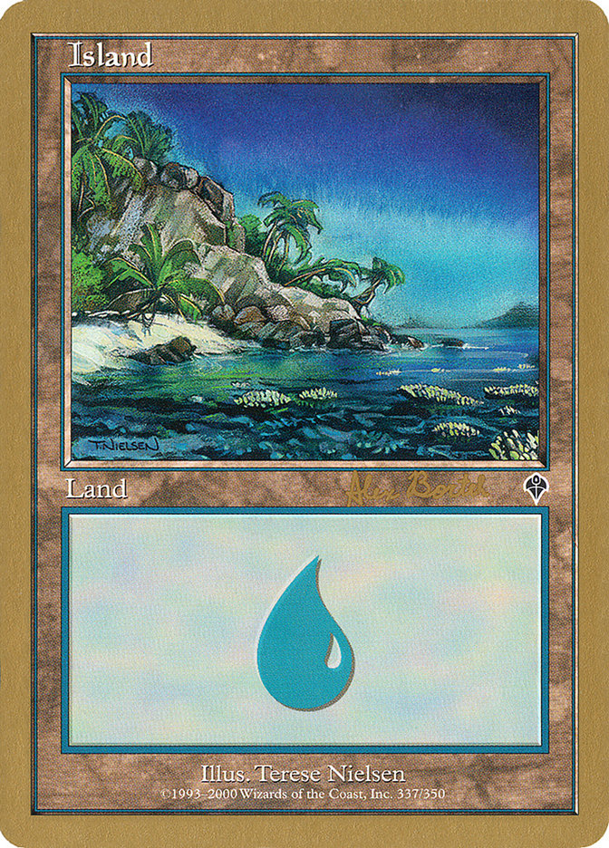 Island (ab337) (Alex Borteh) [World Championship Decks 2001] | D20 Games