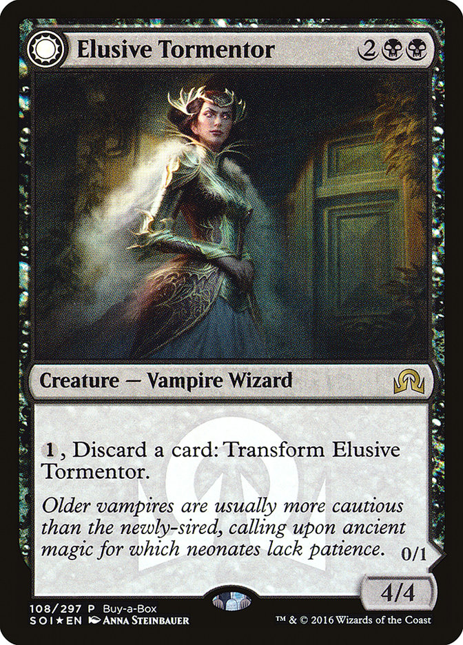 Elusive Tormentor // Insidious Mist (Buy-A-Box) [Shadows over Innistrad Promos] | D20 Games