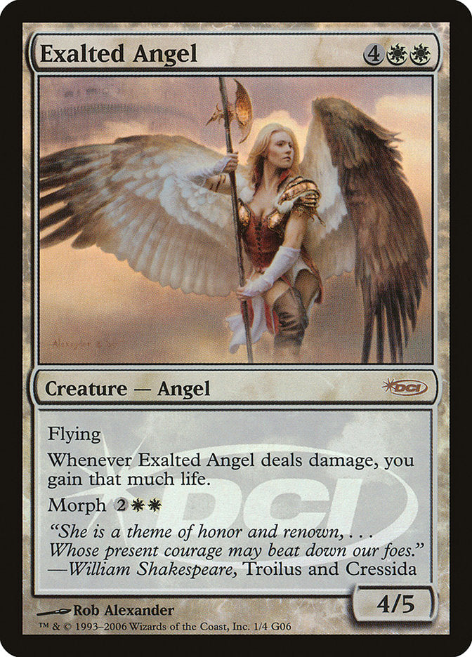 Exalted Angel [Judge Gift Cards 2006] | D20 Games
