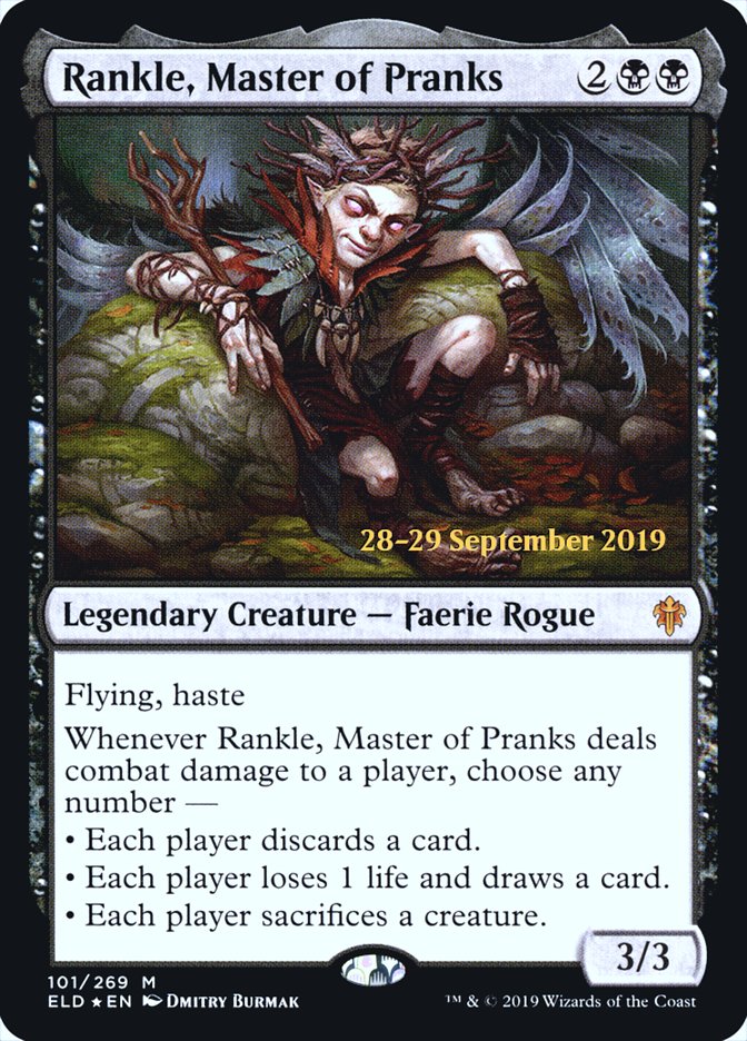 Rankle, Master of Pranks  [Throne of Eldraine Prerelease Promos] | D20 Games