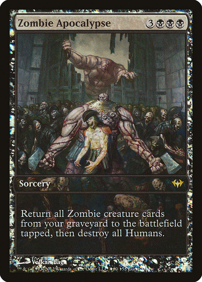 Zombie Apocalypse (Game Day) [Dark Ascension Promos] | D20 Games