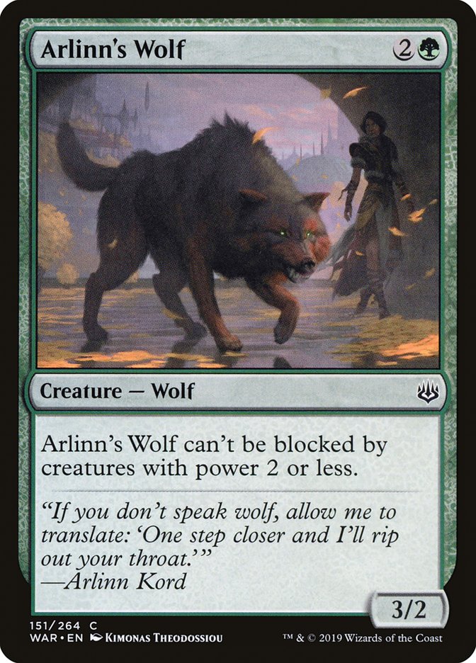 Arlinn's Wolf [War of the Spark] | D20 Games