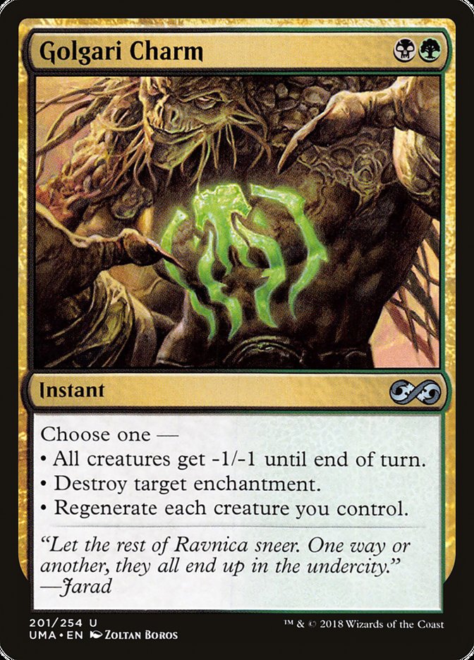 Golgari Charm [Ultimate Masters] | D20 Games