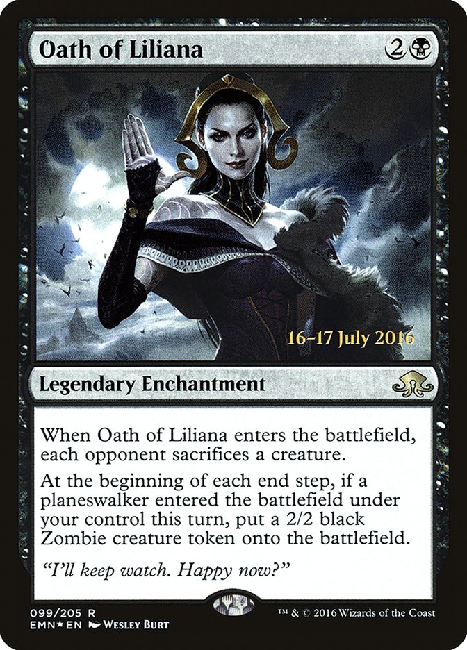 Oath of Liliana  [Eldritch Moon Prerelease Promos] | D20 Games