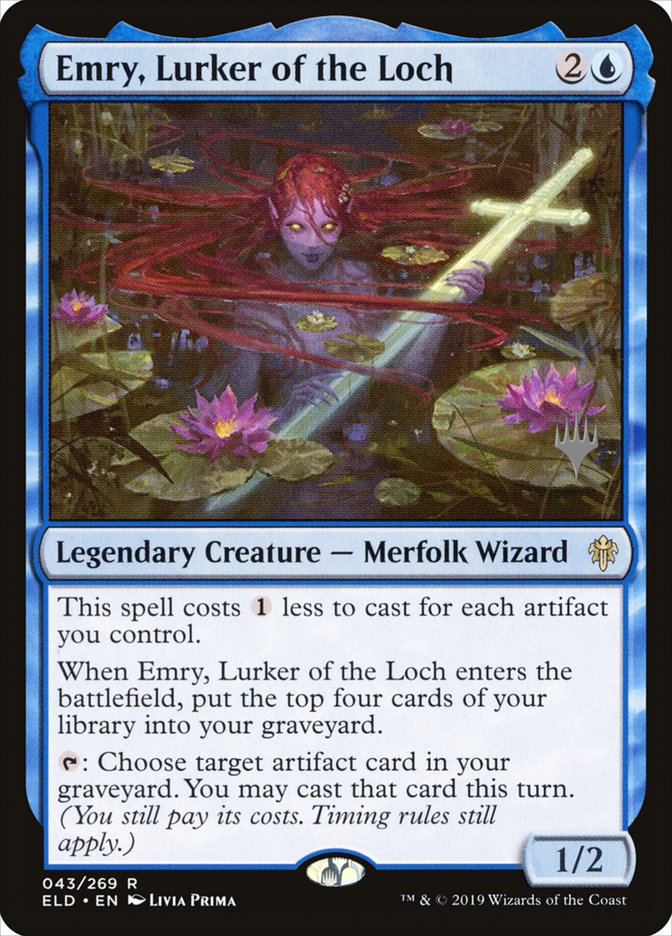 Emry, Lurker of the Loch (Promo Pack) [Throne of Eldraine Promos] | D20 Games