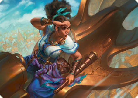 Talas Lookout Art Card [Dominaria United Art Series] | D20 Games