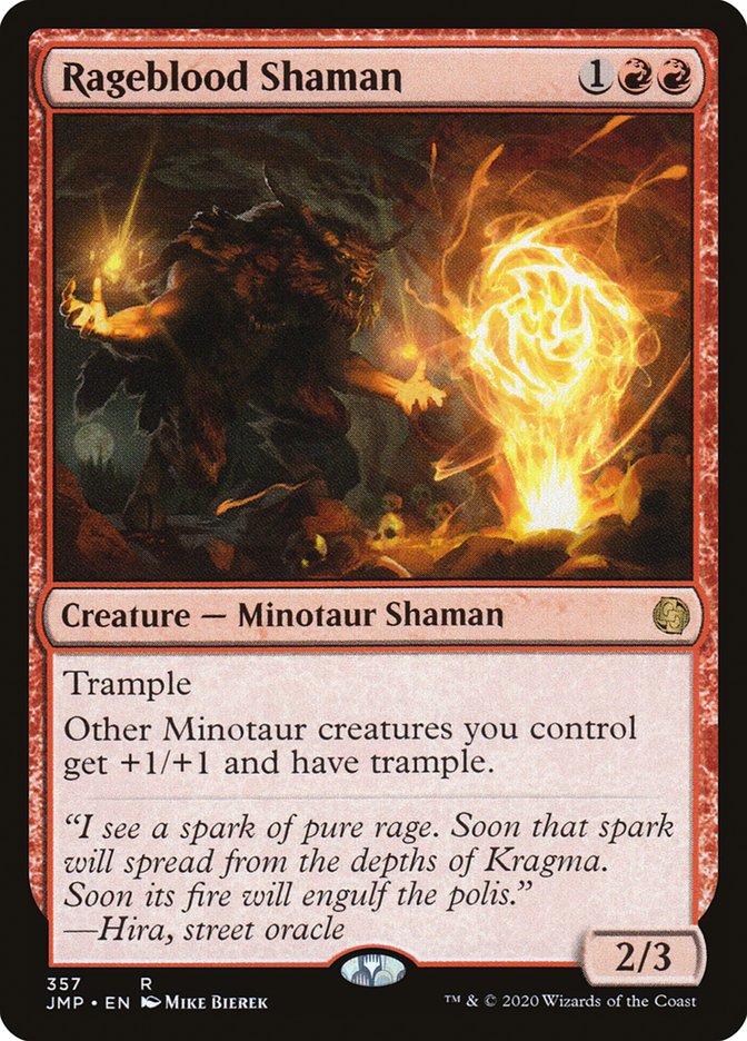 Rageblood Shaman [Jumpstart] | D20 Games