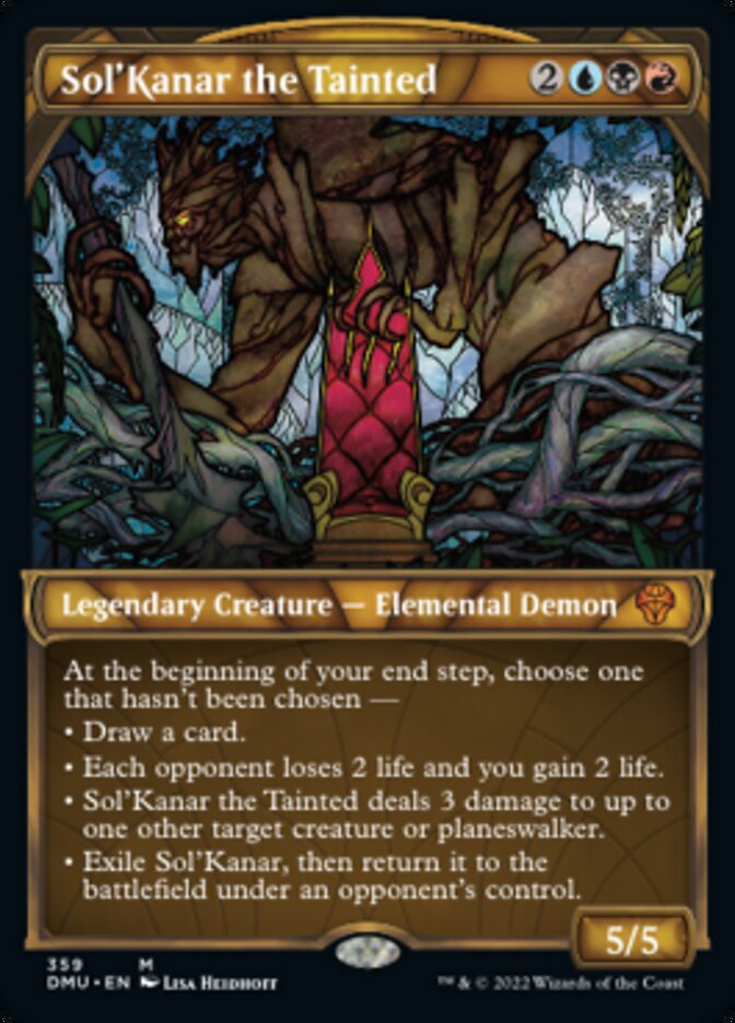 Sol'Kanar the Tainted (Showcase Textured) [Dominaria United] | D20 Games