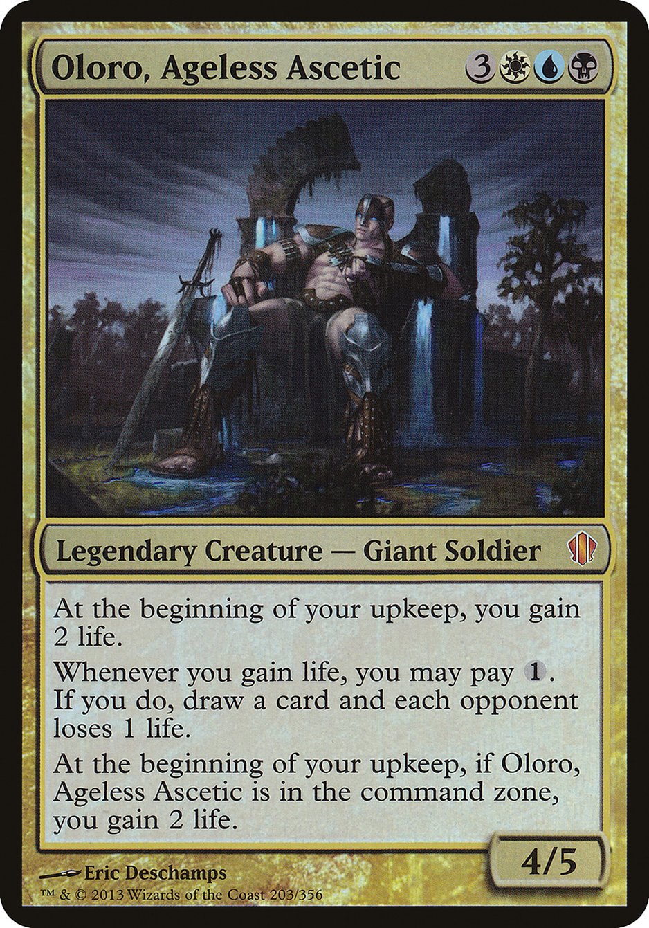 Oloro, Ageless Ascetic (Oversized) [Commander 2013 Oversized] | D20 Games
