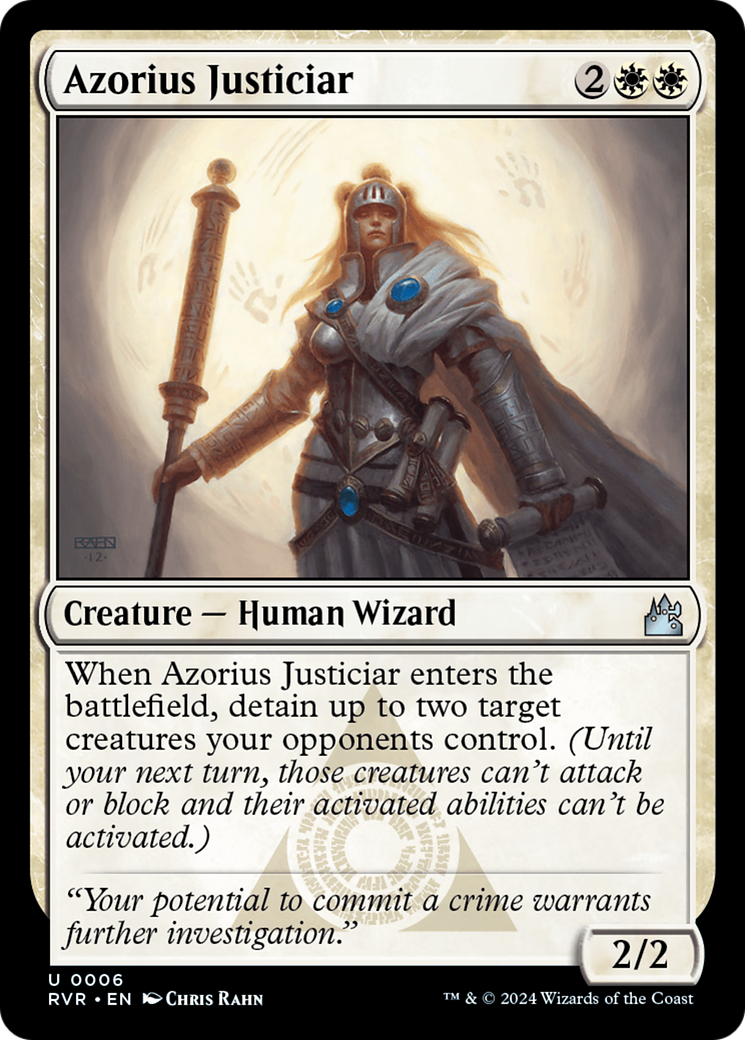 Azorius Justiciar [Ravnica Remastered] | D20 Games