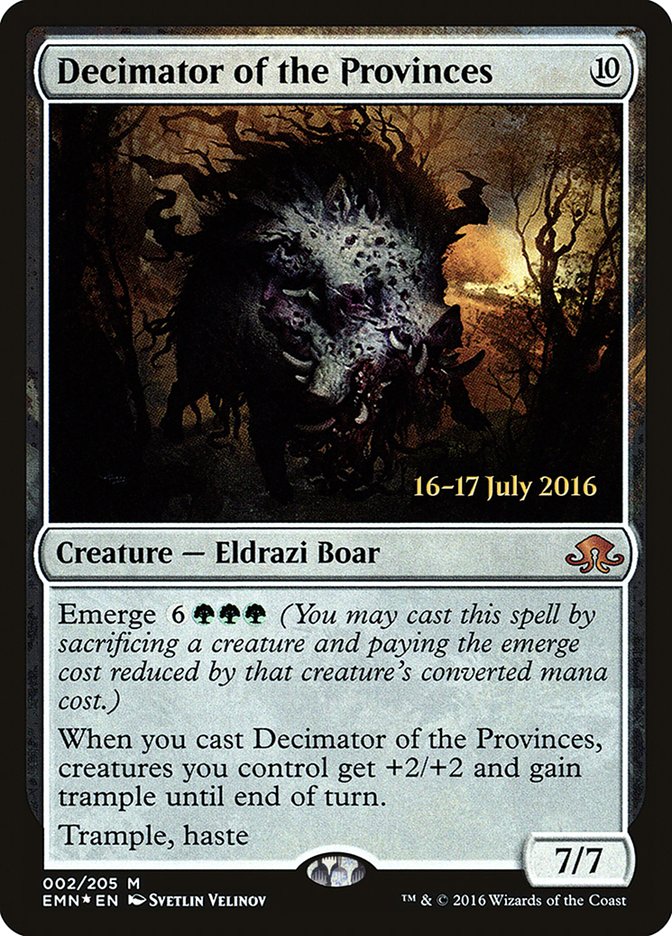 Decimator of the Provinces  [Eldritch Moon Prerelease Promos] | D20 Games