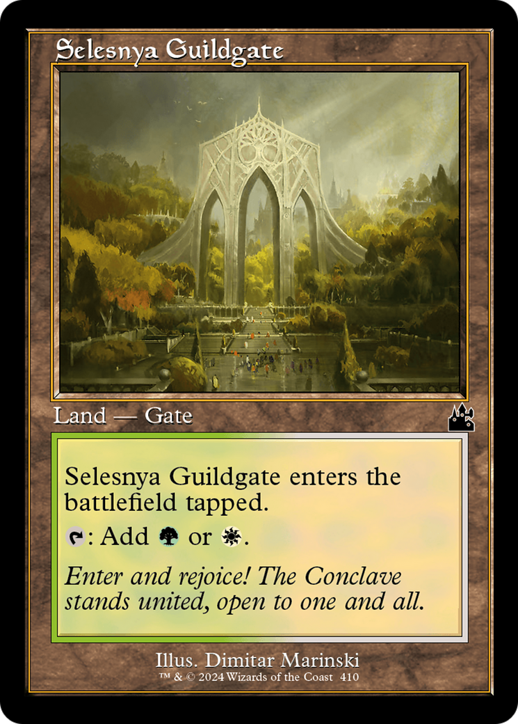 Selesnya Guildgate (Retro Frame) [Ravnica Remastered] | D20 Games