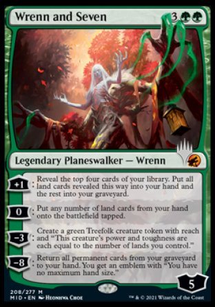 Wrenn and Seven (Promo Pack) [Innistrad: Midnight Hunt Promos] | D20 Games