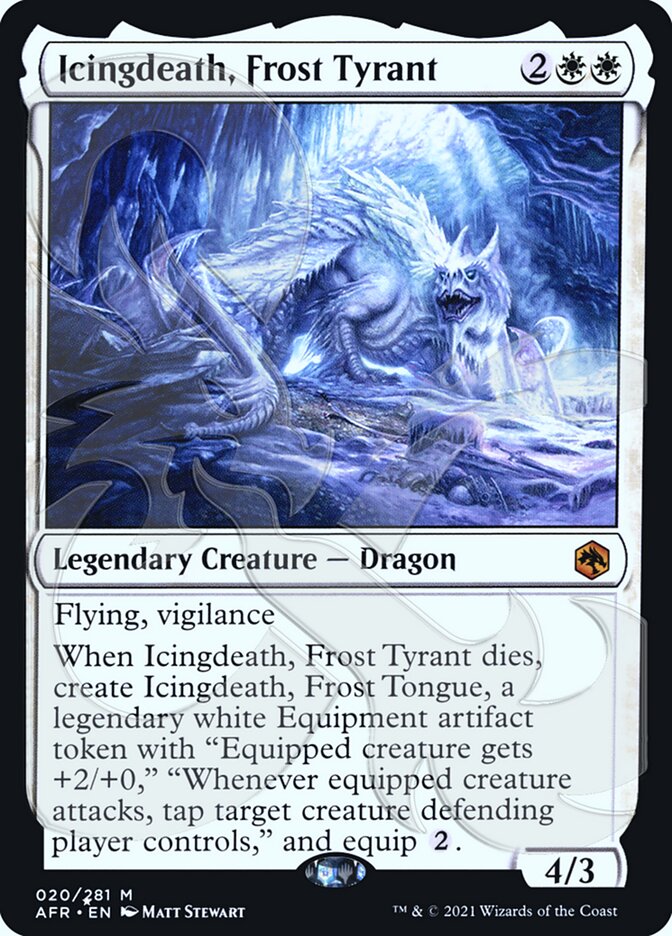 Icingdeath, Frost Tyrant (Ampersand Promo) [Dungeons & Dragons: Adventures in the Forgotten Realms Promos] | D20 Games