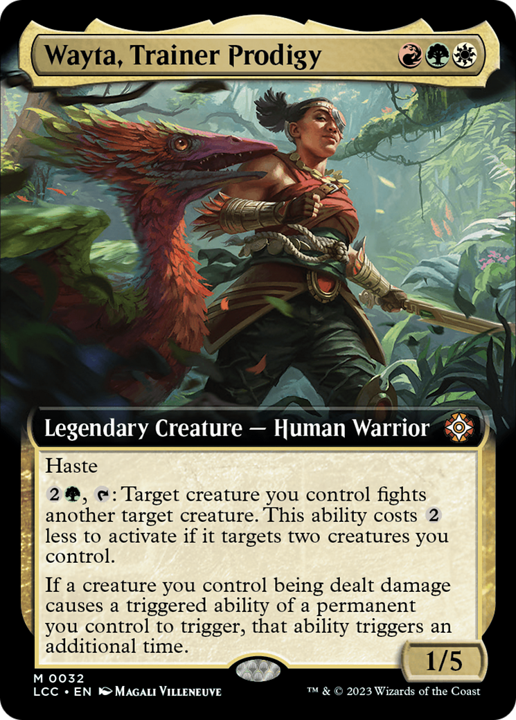 Wayta, Trainer Prodigy (Extended Art) [The Lost Caverns of Ixalan Commander] | D20 Games