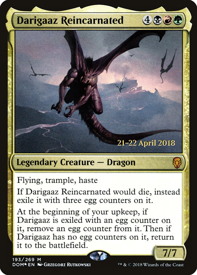 Darigaaz Reincarnated  [Dominaria Prerelease Promos] | D20 Games