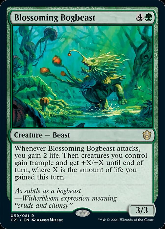 Blossoming Bogbeast [Commander 2021] | D20 Games