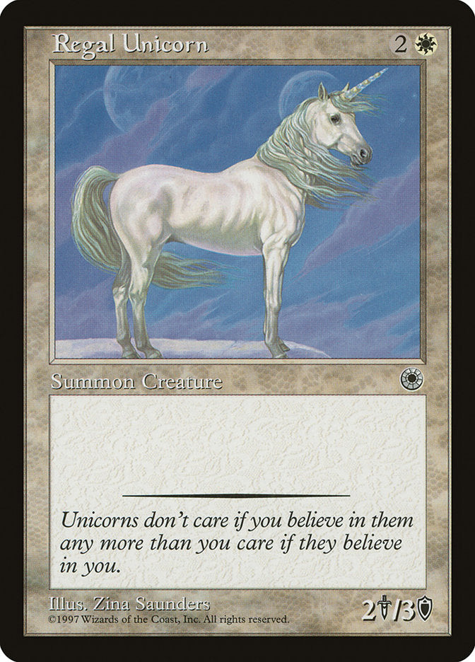 Regal Unicorn [Portal] | D20 Games