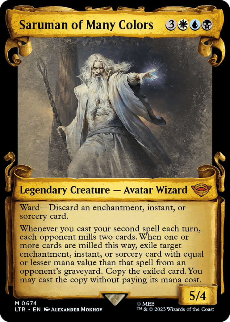 Saruman of Many Colors [The Lord of the Rings: Tales of Middle-Earth Showcase Scrolls] | D20 Games