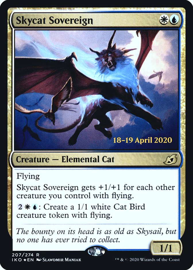 Skycat Sovereign  [Ikoria: Lair of Behemoths Prerelease Promos] | D20 Games