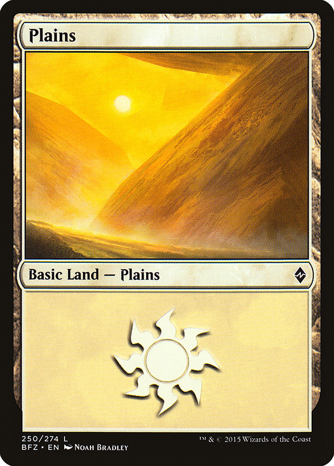 Plains (250a) [Battle for Zendikar] | D20 Games