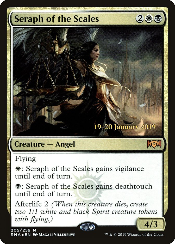 Seraph of the Scales [Ravnica Allegiance Prerelease Promos] | D20 Games