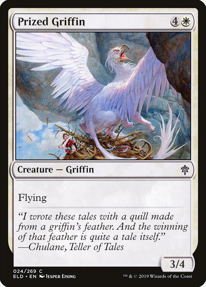 Prized Griffin [Throne of Eldraine] | D20 Games