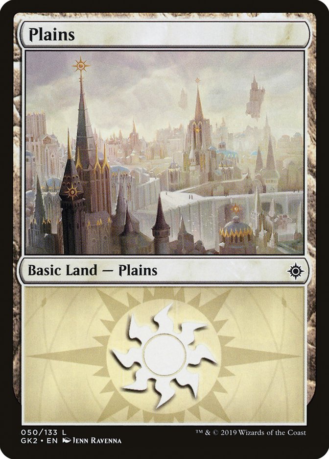 Plains (50) [Ravnica Allegiance Guild Kit] | D20 Games