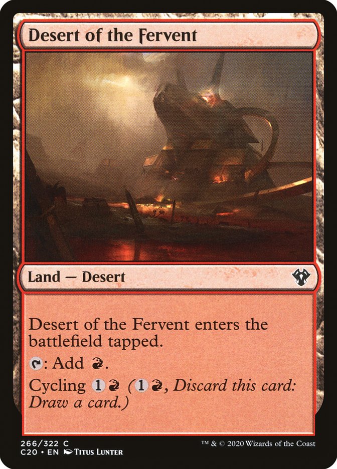 Desert of the Fervent [Commander 2020] | D20 Games