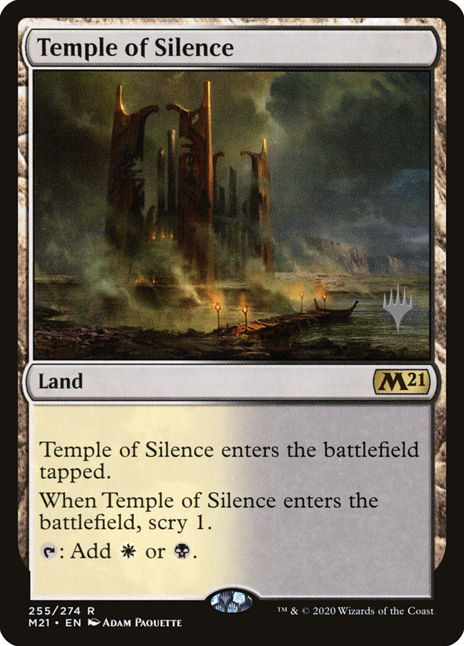 Temple of Silence (Promo Pack) [Core Set 2021 Promos] | D20 Games