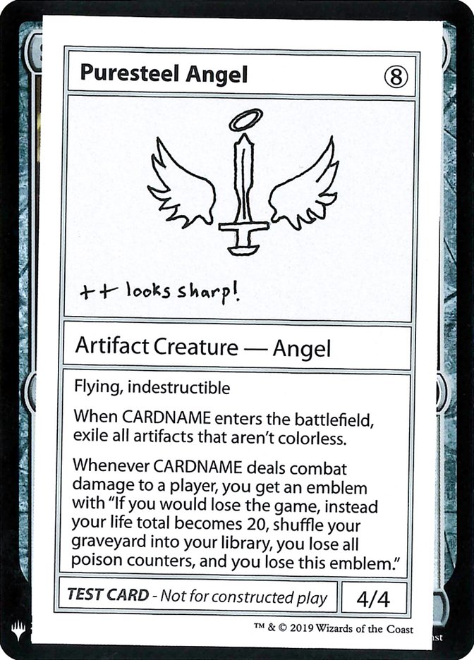 Puresteel Angel [Mystery Booster Playtest Cards] | D20 Games