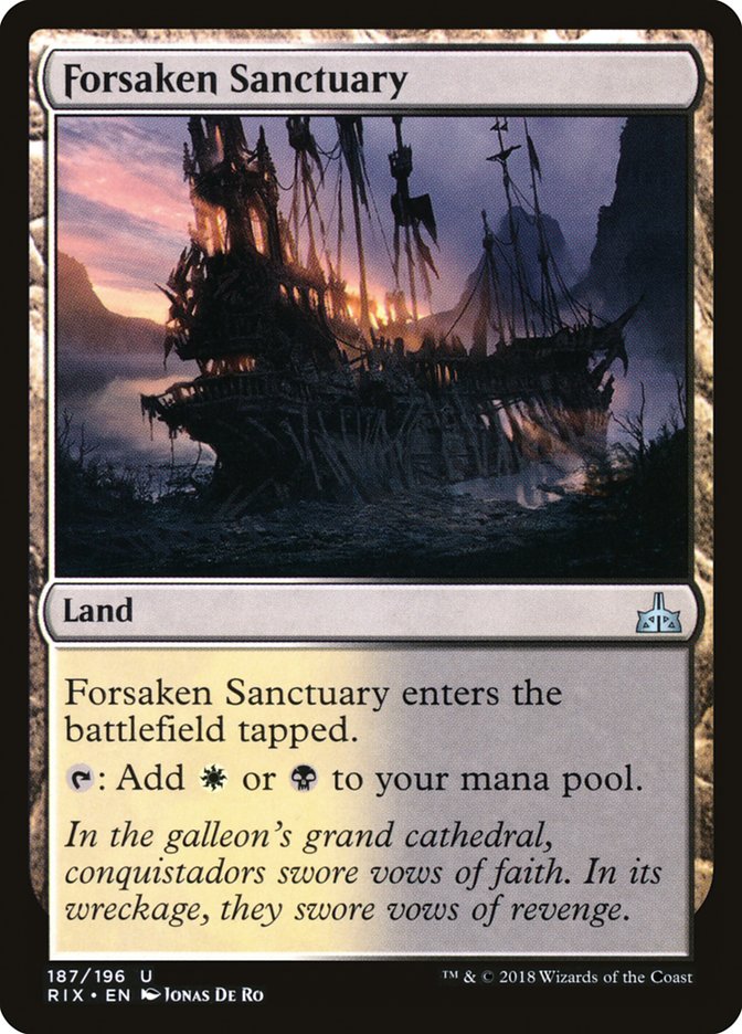 Forsaken Sanctuary [Rivals of Ixalan] | D20 Games