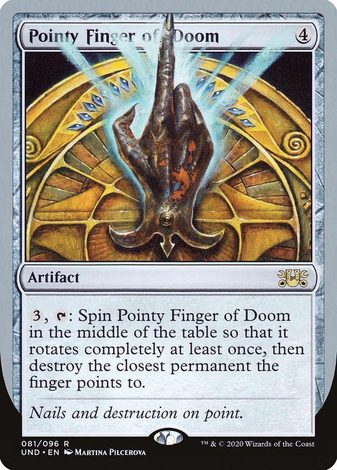 Pointy Finger of Doom [Unsanctioned] | D20 Games