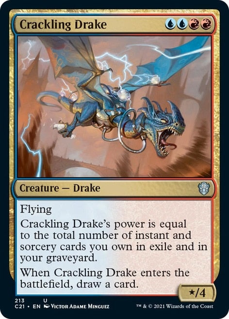 Crackling Drake [Commander 2021] | D20 Games