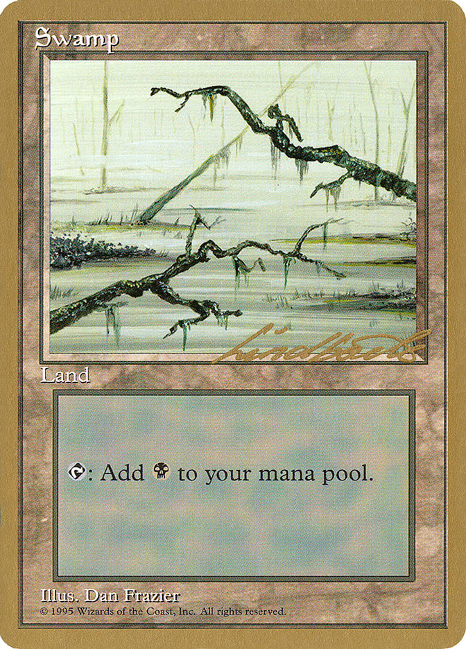 Swamp (ll371) (Leon Lindback) [Pro Tour Collector Set] | D20 Games