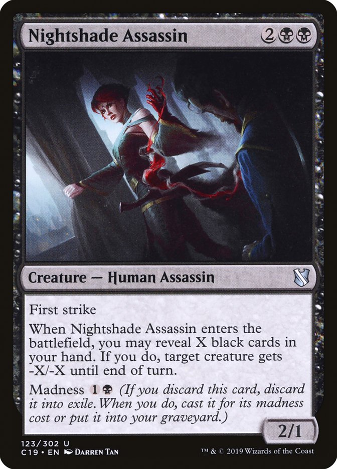 Nightshade Assassin [Commander 2019] | D20 Games
