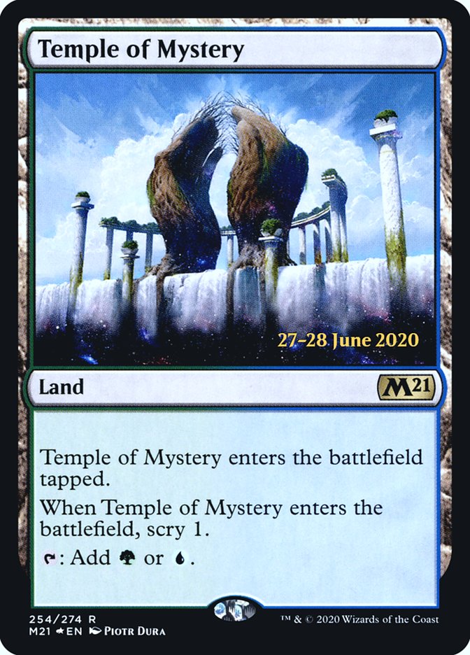 Temple of Mystery  [Core Set 2021 Prerelease Promos] | D20 Games